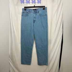 Architect Jean Company men’s light‎ wash blue denim authentic relaxed fit jeans